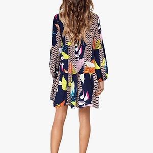 Tunic V Neck flowy dress